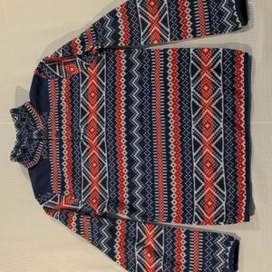 Vineyard Vines Fleece 1/4 Snap Girls Large